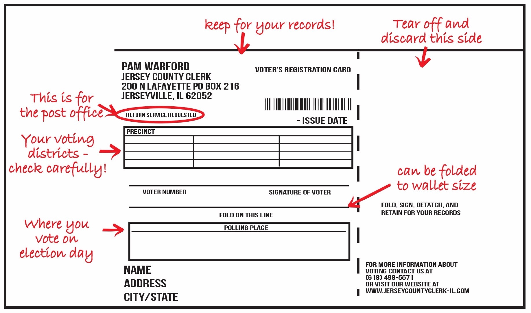 Voter Registration Card | Jersey County Clerk